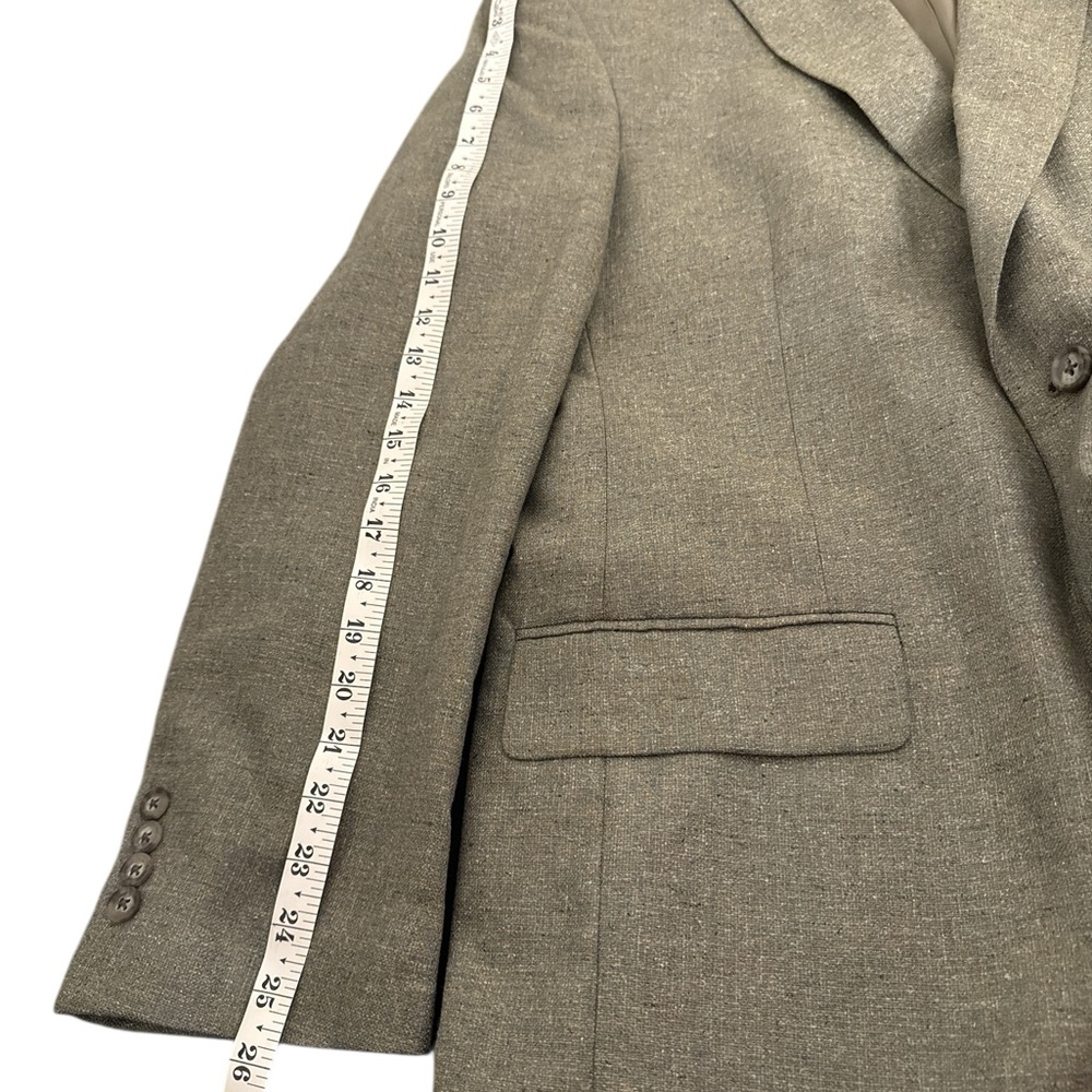 NWT Jos. A. Bank Executive Gordon  100% Silk Jacket Sage Size 41‎ Long Blazer - Picture 8 of 10